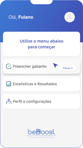 Segundo Passo - Cadastrar simulado e gabarito